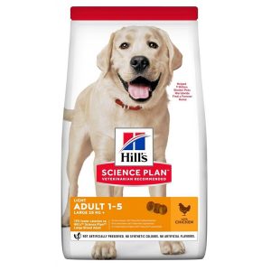 HILL’S-DOG-SCIENCE-PLAN-LIGHT-ADULT-LARGE-BREED-CHICKEN-14kg-KTINIATRIKOSKOSMOS.GR