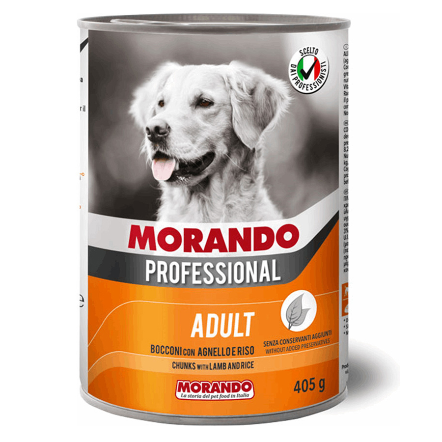 MORANDO-PROFESSIONAL-DOG-LAMB-AND-RICE-405gr-KTINIATRIKOSKOSMOS.GR