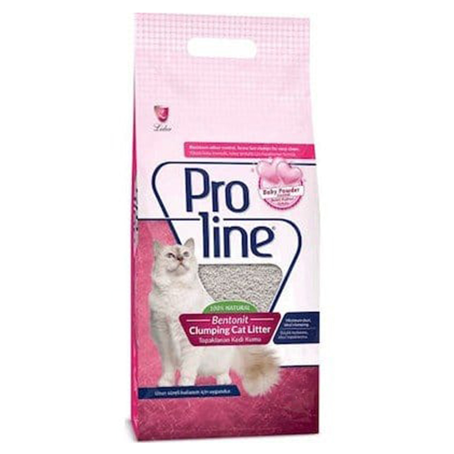 PROLINE-CAT-LITTER-BENTONITE-BABY-POWDER-5lt-KTINIATRIKOSKOSMOS.GR