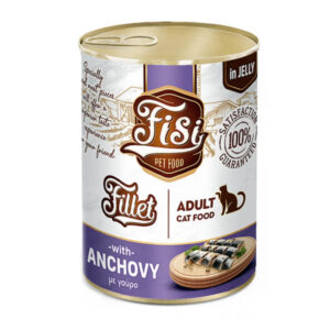 FISI CAT ADULT FILLET ΓΑΥΡΟΣ IN JELLY 400gr