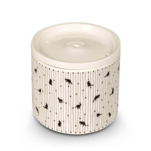 GLEE ΣΥΝΤΡΙΒΑΝΙ ΝΕΡΟΥ ΚΕΡΑΜΙΚΟ ΛΕΥΚΟ ΜΑΥΡΟ BLACK CATS ONE SIZE 1000ml