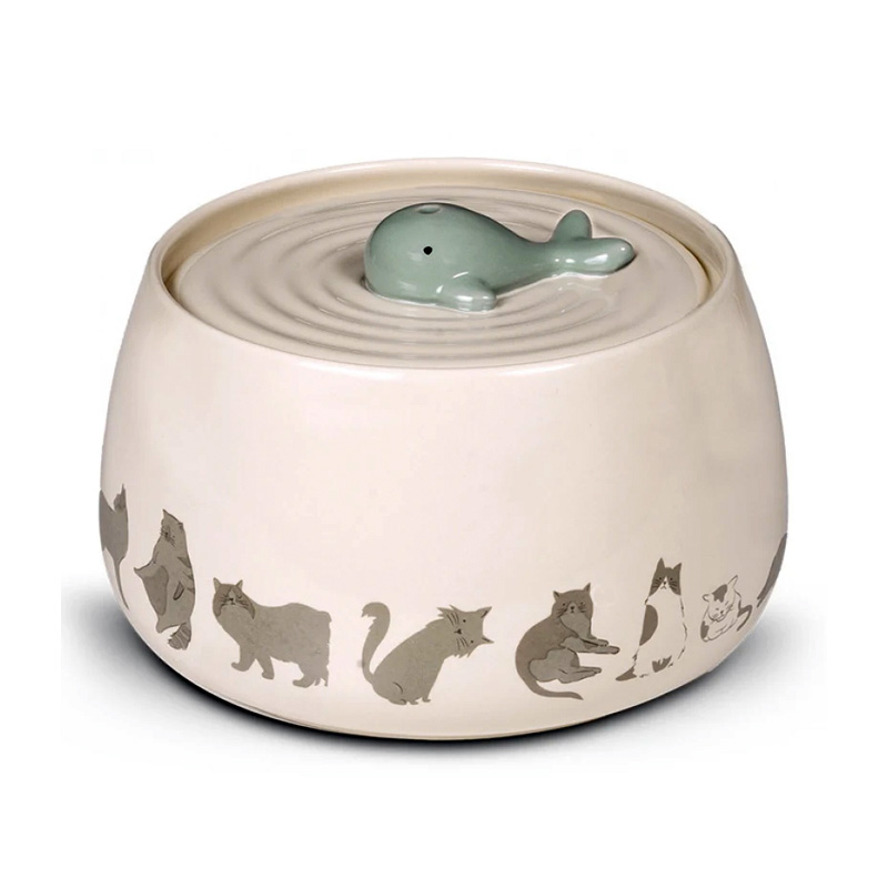 GLEE ΣΥΝΤΡΙΒΑΝΙ ΝΕΡΟΥ ΚΕΡΑΜΙΚΟ ΕΚΡΟΥ ΓΚΡΙ WHALE ONE SIZE 1200ml GLEE ΣΥΝΤΡΙΒΑΝΙ ΝΕΡΟΥ ΚΕΡΑΜΙΚΟ ΕΚΡΟΥ ΓΚΡΙ WHALE ONE SIZE 1200ml