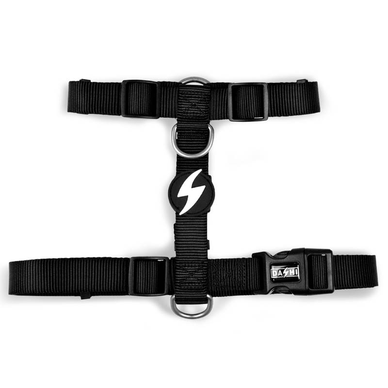 SOLID BLACK BACK HARNESS