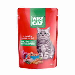 WISE CAT POULTRY RAGOUT WITH VEGETABLES 100gr