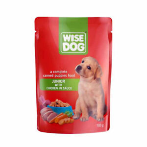 WISE DOG JUNIOR CHICKEN IN SAUCE 100gr