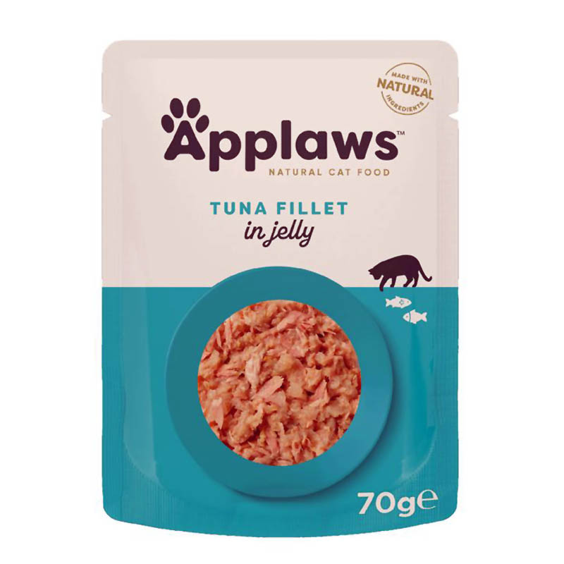 APPLAWS CAT TUNA FILLET IN JELLY 70gr