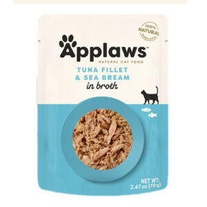 APPLAWS CAT TUNA FILLET WITH SEA BREAM 70gr