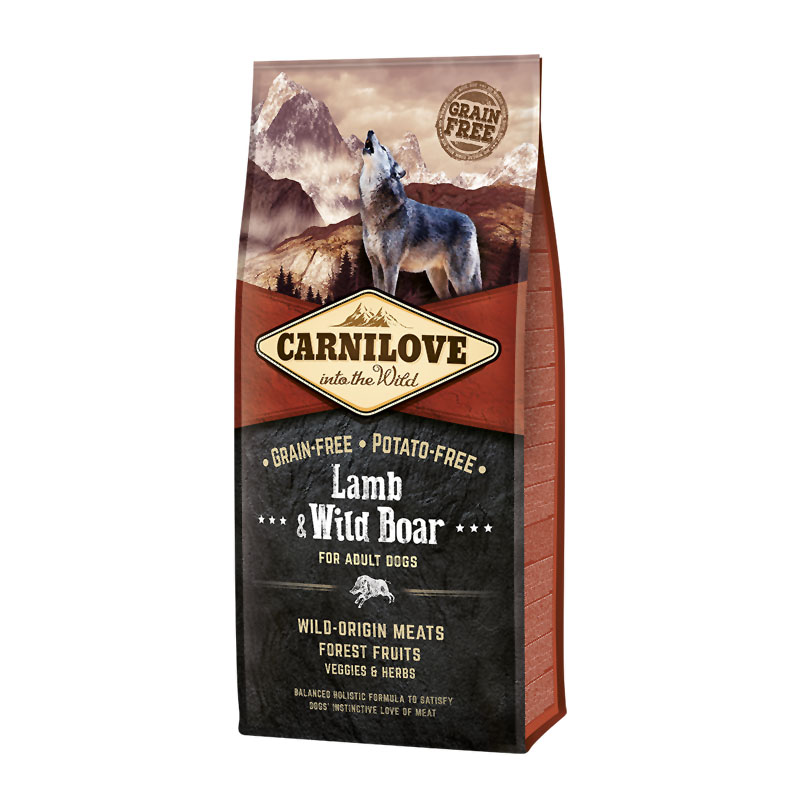 CARNILOVE DOG LAMB AND WILD BOAR 12kg CARNILOVE DOG LAMB AND WILD BOAR 12kg