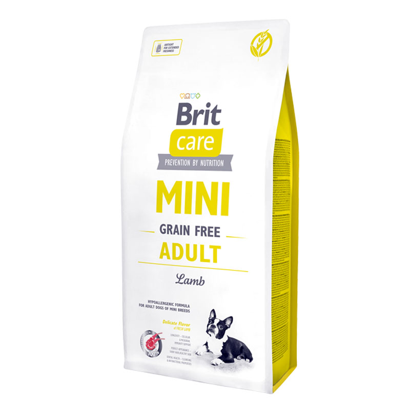 BRIT CARE DOG ADULT MINI GRAIN FREE LAMB 2kg