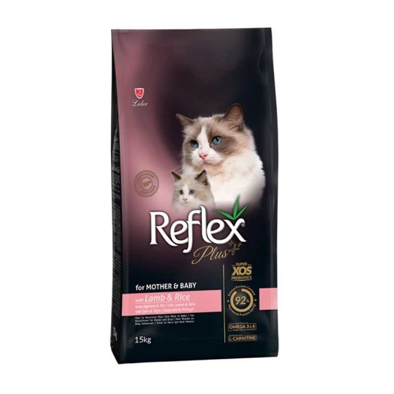 REFLEX PLUS CAT MOTHER AND BABYCAT LAMB AND RICE 15kg