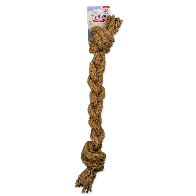 GLEE ΠΑΙΧΝΙΔΙ ΣΚΥΛΟΥ COCO ROPE WITH KNOTS L 55cm