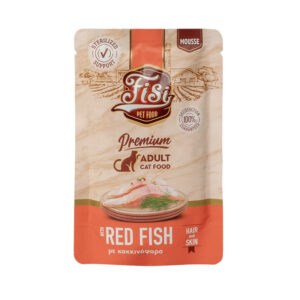 FISI MOUSSE CAT ADULT ΚΟΚΚΙΝΟΨΑΡΟ HAIR AND SKIN 80gr