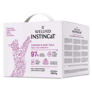 PET INTEREST WELLFED INSTINCAT ADULT CHICKEN AND EGG YOLK 6x300gr