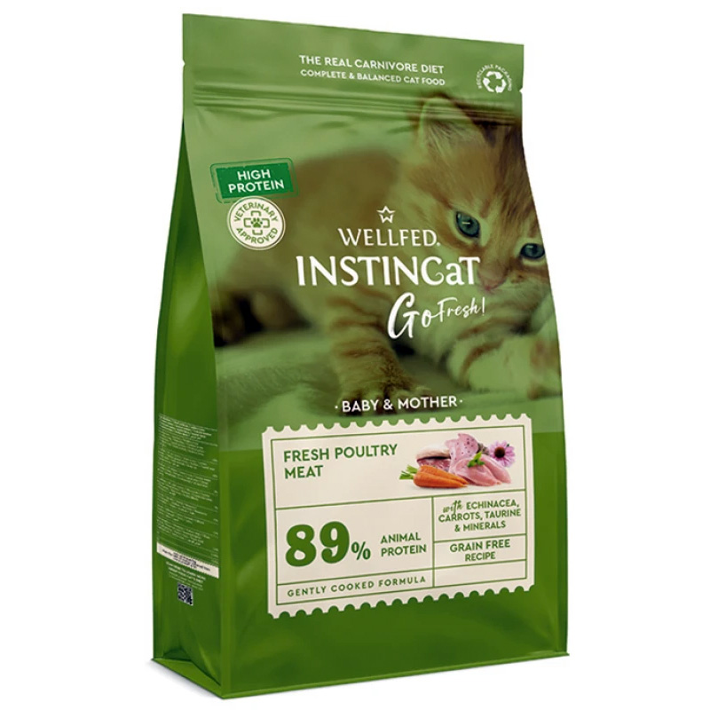 PET INTEREST WELLFED INSTINCAT GO FRESH BABY AND MOTHER POULTRY PET INTEREST WELLFED INSTINCAT GO FRESH BABY AND MOTHER POULTRY