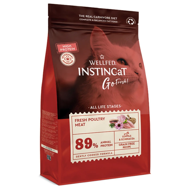 PET INTEREST WELLFED INSTINCAT GO FRESH HIGH PROTEIN POULTRY
