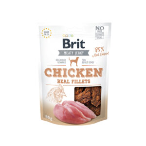 BRIT DOG JERKY CHICKEN FILLETS 80gr