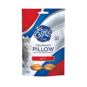 EGEO CAT CRUNCHY PILLOWS BEEF 60gr