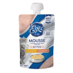 EGEO CAT KITTEN CHICKEN AND SALMON MOUSSE 100gr