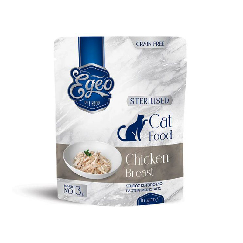 EGEO CAT STERILIZED ΣΤΗΘΟΣ ΚΟΤΟΠΟΥΛΟΥ ΣΕ ΣΑΛΤΣΑ 85gr