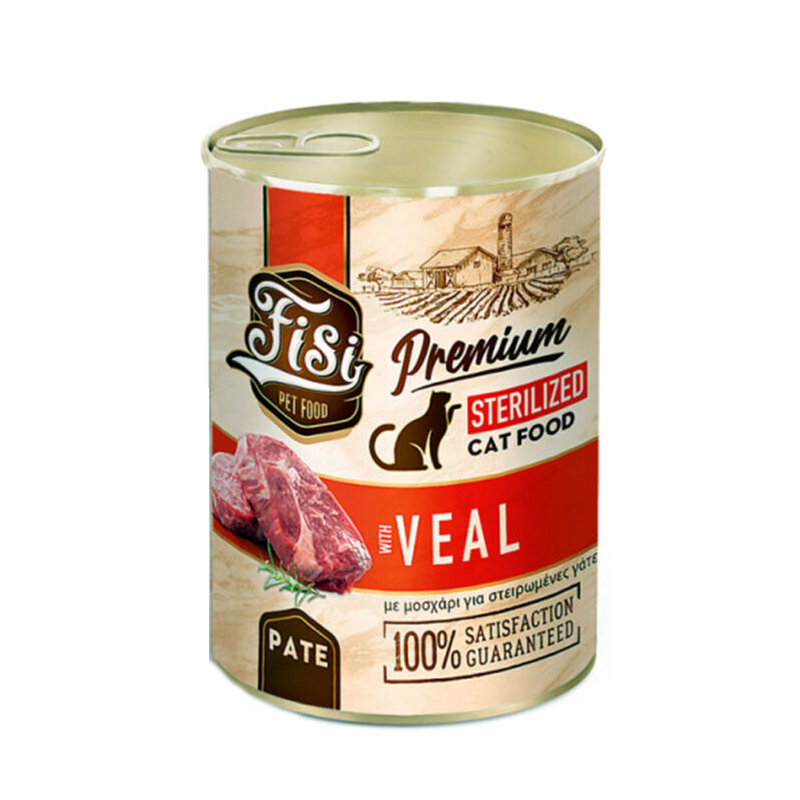 FISI CAT STERILIZED ΜΟΣΧΑΡΙ ΠΑΤΕ 400gr