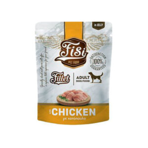 FISI FILLET ADULT DOG ΚΟΤΟΠΟΥΛΟ ΣΕ ΖΕΛΕ POUCH 500gr