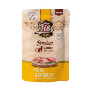 FISI MOUSSE CAT ADULT ΤΟΝΟΣ ΚΑΙ ΚΟΤΟΠΟΥΛΟ 80gr