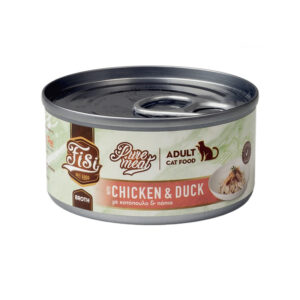 FISI PURE MEAT CAT ADULT ΚΟΤΟΠΟΥΛΟ ΚΑΙ ΠΑΠΙΑ 80gr