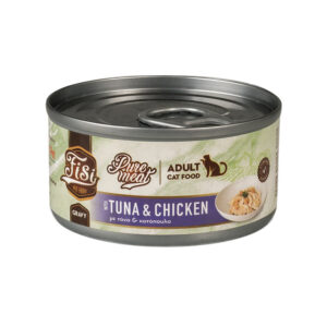 FISI PURE MEAT CAT ADULT ΤΟΝΟΣ ΚΑΙ ΚΟΤΟΠΟΥΛΟ 80gr