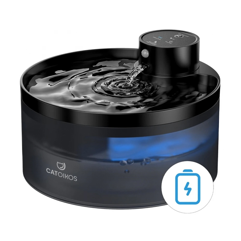 CATOIKOS BLACK FOUNTAIN MOTION AND WATER FILLING SENSOR 3.2lt ABS