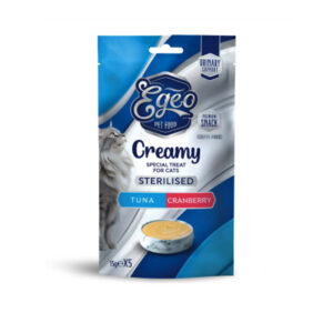 EGEO CAT STERILISED TUNA AND CRANBERRY 5x15gr