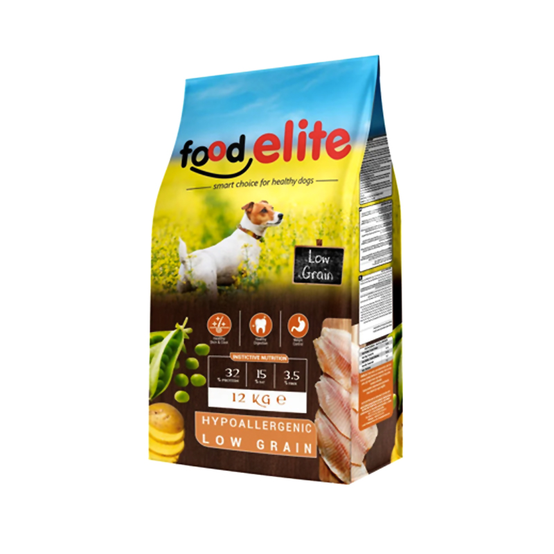 FOOD ELITE DOG LOW GRAIN ADULT FISH AND CHICKEN 12kg