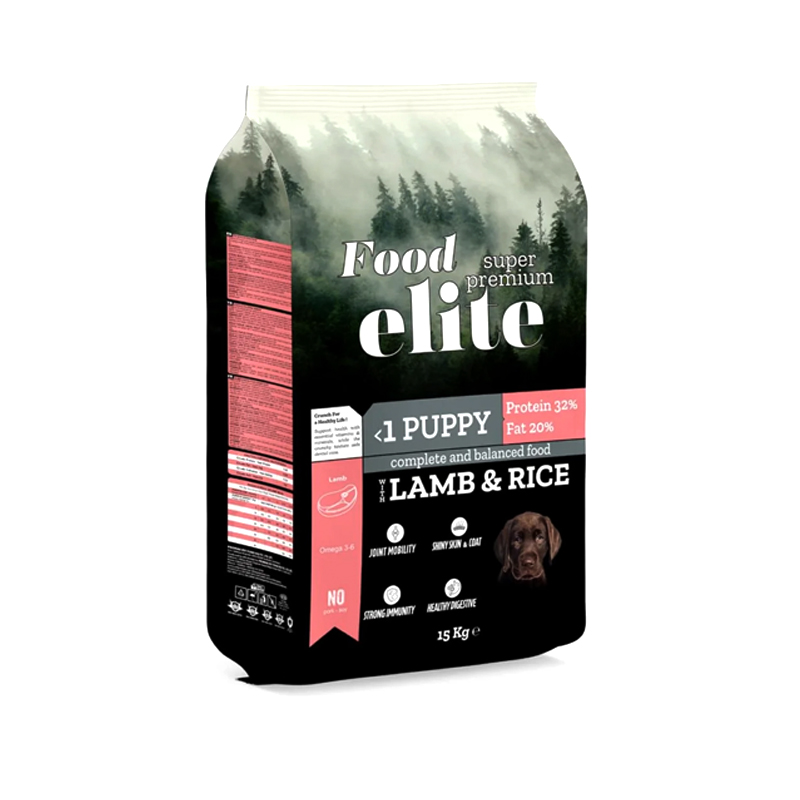 FOOD ELITE DOG PUPPY LAMB AND RICE 15kg