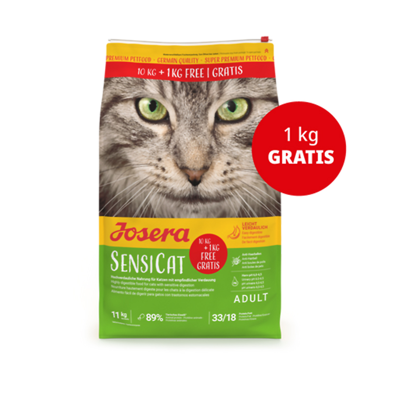 JOSERA SENSICAT 10kg + 1kg ΔΩΡΟ