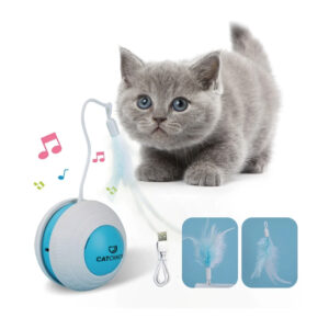 PET INTEREST CATOIKOS CAT TOY SMART BALL WITH FEATHER