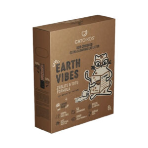 PET INTEREST CATOIKOS "EARTH VIBES" TOFU AND ZEOLITE CAT COFFEE 6lt