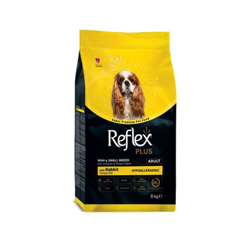 REFLEX PLUS MINI SMALL BREED ADULT DOG RABBIT 8kg REFLEX PLUS MINI SMALL BREED ADULT DOG RABBIT 8kg