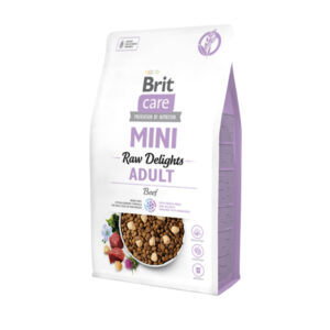 BRIT CARE MINI DOG RAW DELIGHTS BEEF 2kg
