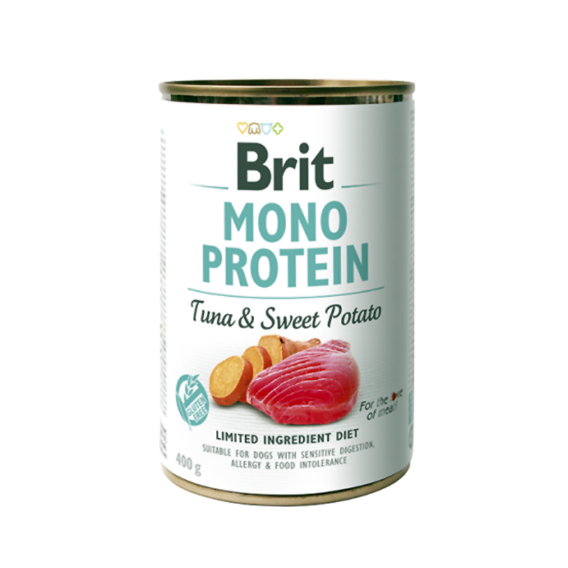 BRIT MONO PROTEIN DOG TUNA AND SWEET POTATO 400gr