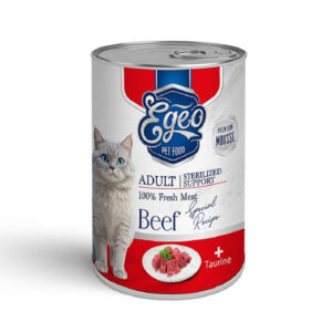 EGEO ADULT CAT ΒΟΔΙΝΟ MOUSSE 375gr