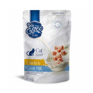 EGEO ADULT CAT ΜΕ ΚΟΤΟΠΟΥΛΟ KAI ΚΑΤΣΙΚΙΣΙΟ ΓΑΛΑ POUCH 85gr