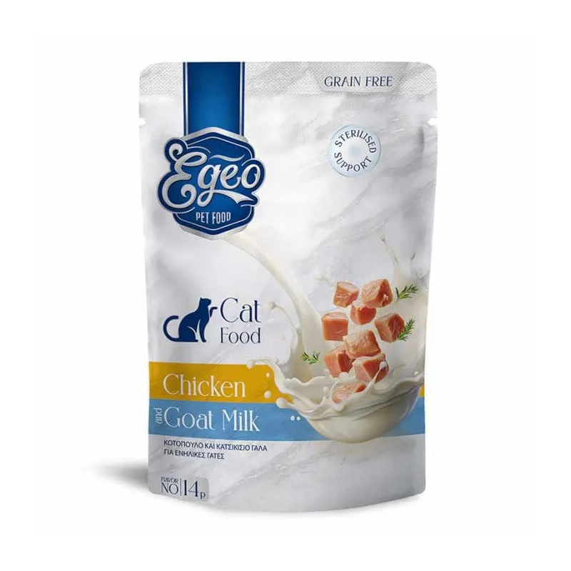 EGEO ADULT CAT ΜΕ ΚΟΤΟΠΟΥΛΟ KAI ΚΑΤΣΙΚΙΣΙΟ ΓΑΛΑ POUCH 85gr EGEO ADULT CAT ΜΕ ΚΟΤΟΠΟΥΛΟ KAI ΚΑΤΣΙΚΙΣΙΟ ΓΑΛΑ POUCH 85gr