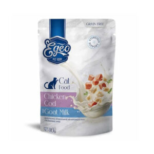 EGEO ADULT CAT ΜΕ ΚΟΤΟΠΟΥΛΟ KAI ΜΠΑΚΑΛΙΑΡΟΣ KAI ΚΑΤΣΙΚΙΣΙΟ ΓΑΛΑ POUCH 85gr