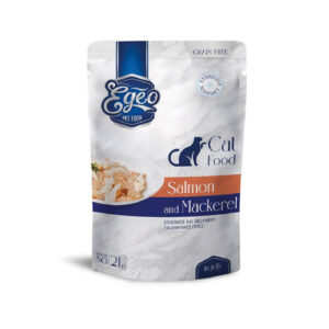 EGEO ADULT CAT ΜΕ ΣΟΛΟΜΟΣ KAI ΣΚΟΥΜΠΡΙ ΣΕ ΖΕΛΕ POUCH 85gr