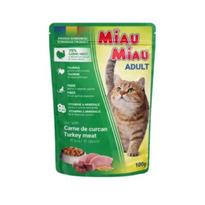 MIAU MIAU TURKEY IN GRAVY 100gr