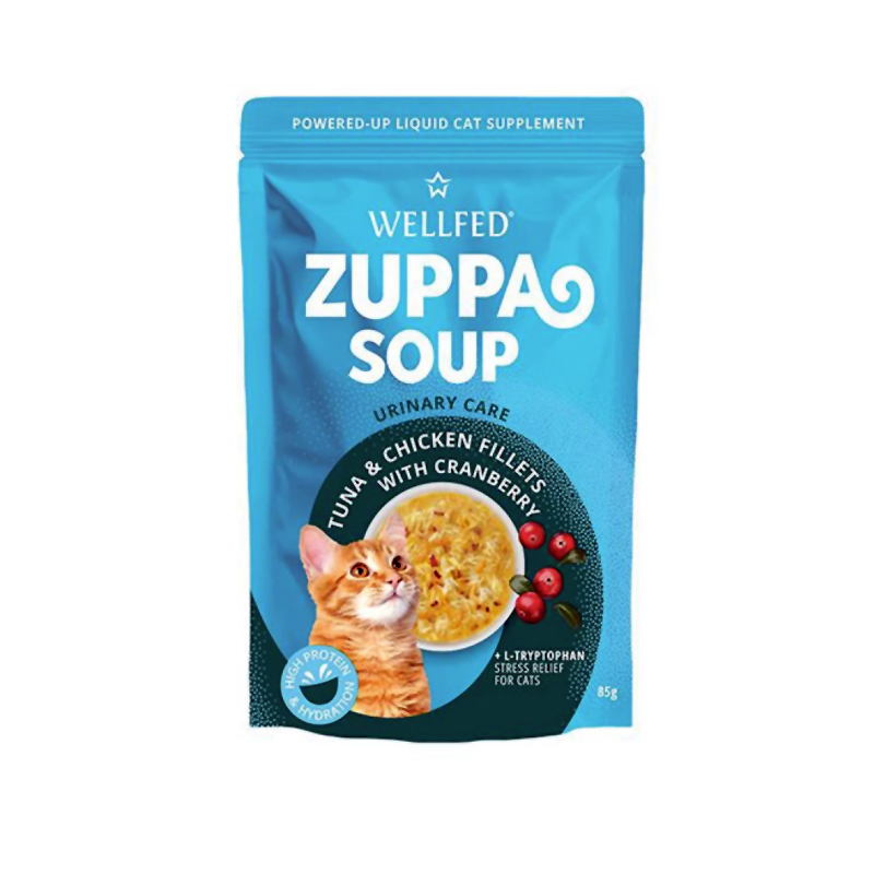 PET INTEREST WELLFED ZUPPA SOUP CHICKEN AND CRANBERRY 85gr