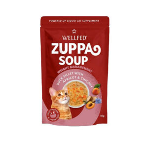 PET INTEREST WELLFED ZUPPA SOUP DUCK APRICOT AND CHICORY 85gr