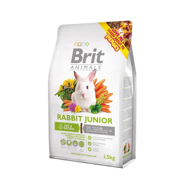BRIT ANIMALS RABBIT JUNIOR 1.5kg