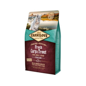 CARNILOVE CAT ADULT STERILISED CARP AND TROUT 6kg