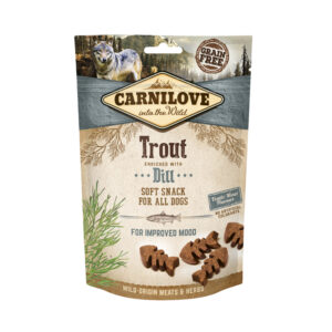 CARNILOVE DOG SNACK SOFT TROUT AND DILL 200gr