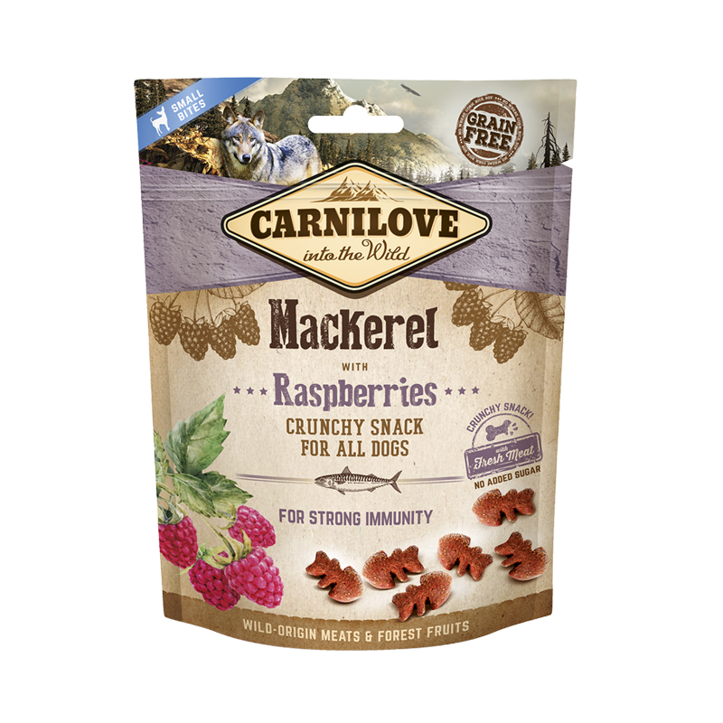 CARNILOVE MACKEREL RASPBERRIES FOR ALL DOGS 200gr